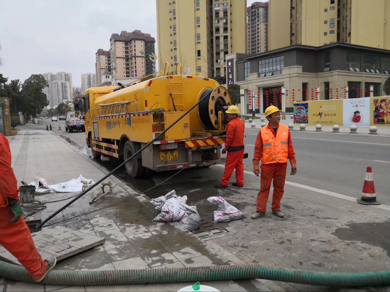 濂溪排污管道清淤-管道清洗